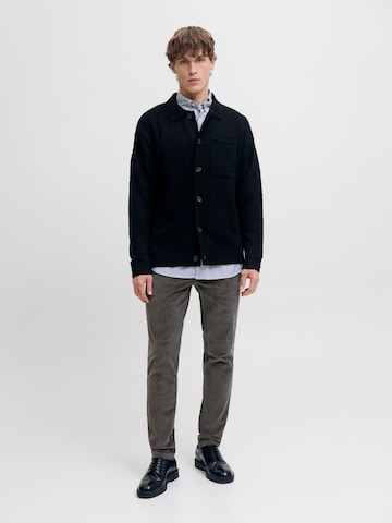 JACK & JONES Slim fit Chino trousers 'JPSTMarco' in Grey