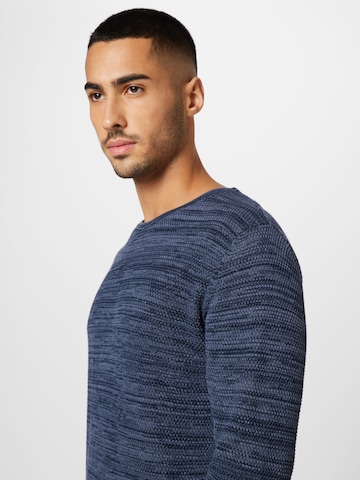 recolution Pullover 'Ficus' (GOTS) in Blau