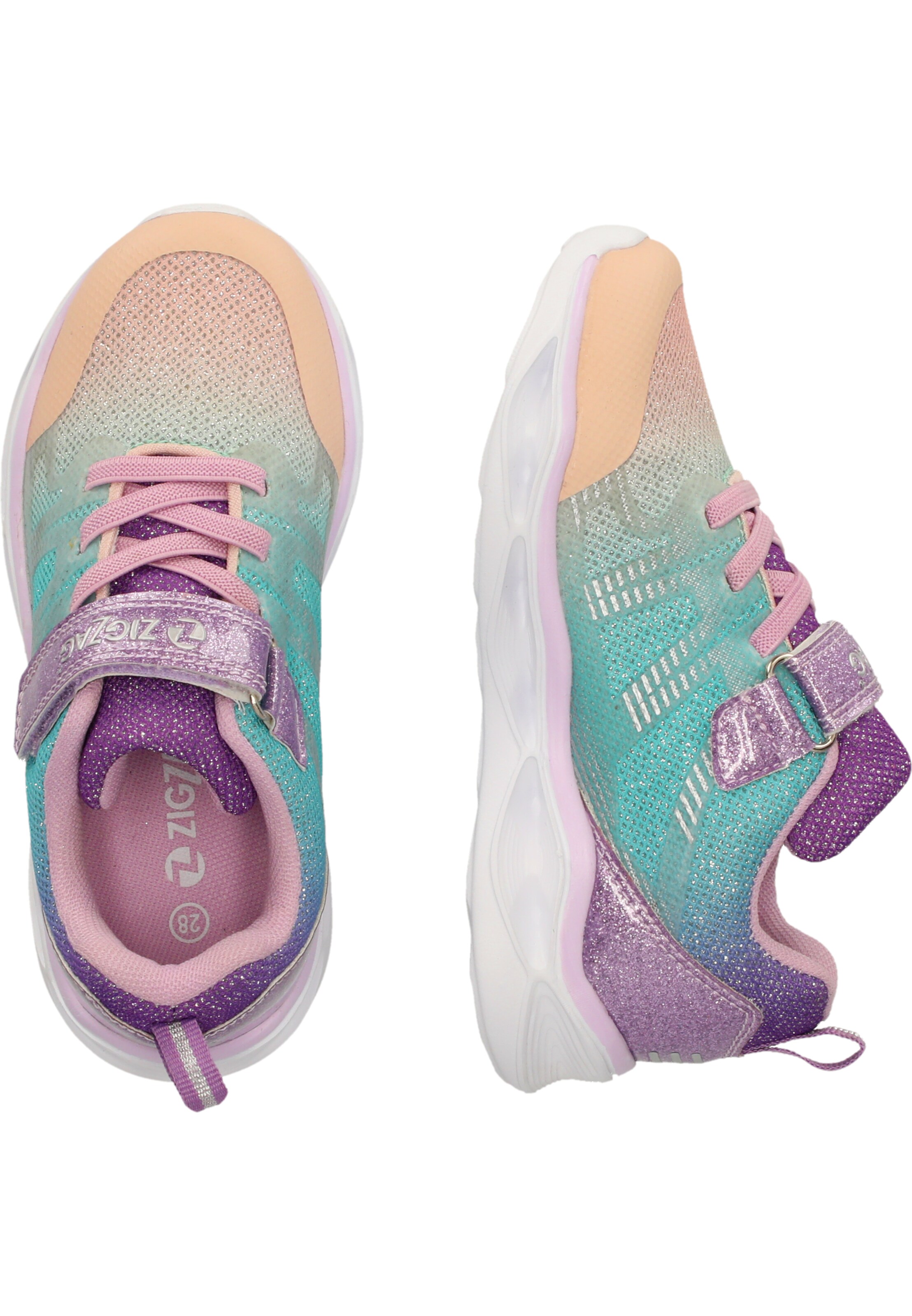 ZigZag Sneakers 'Lampaya' in Purple