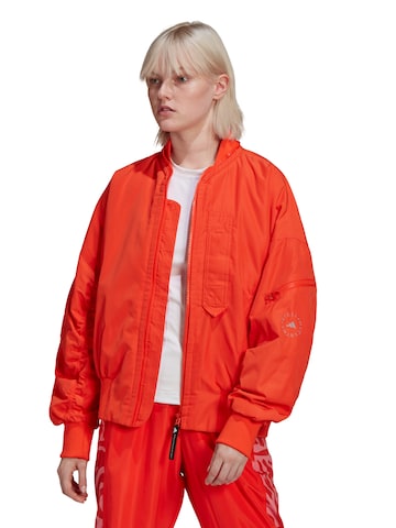 ADIDAS BY STELLA MCCARTNEY Athletic Jacket in Orange: front