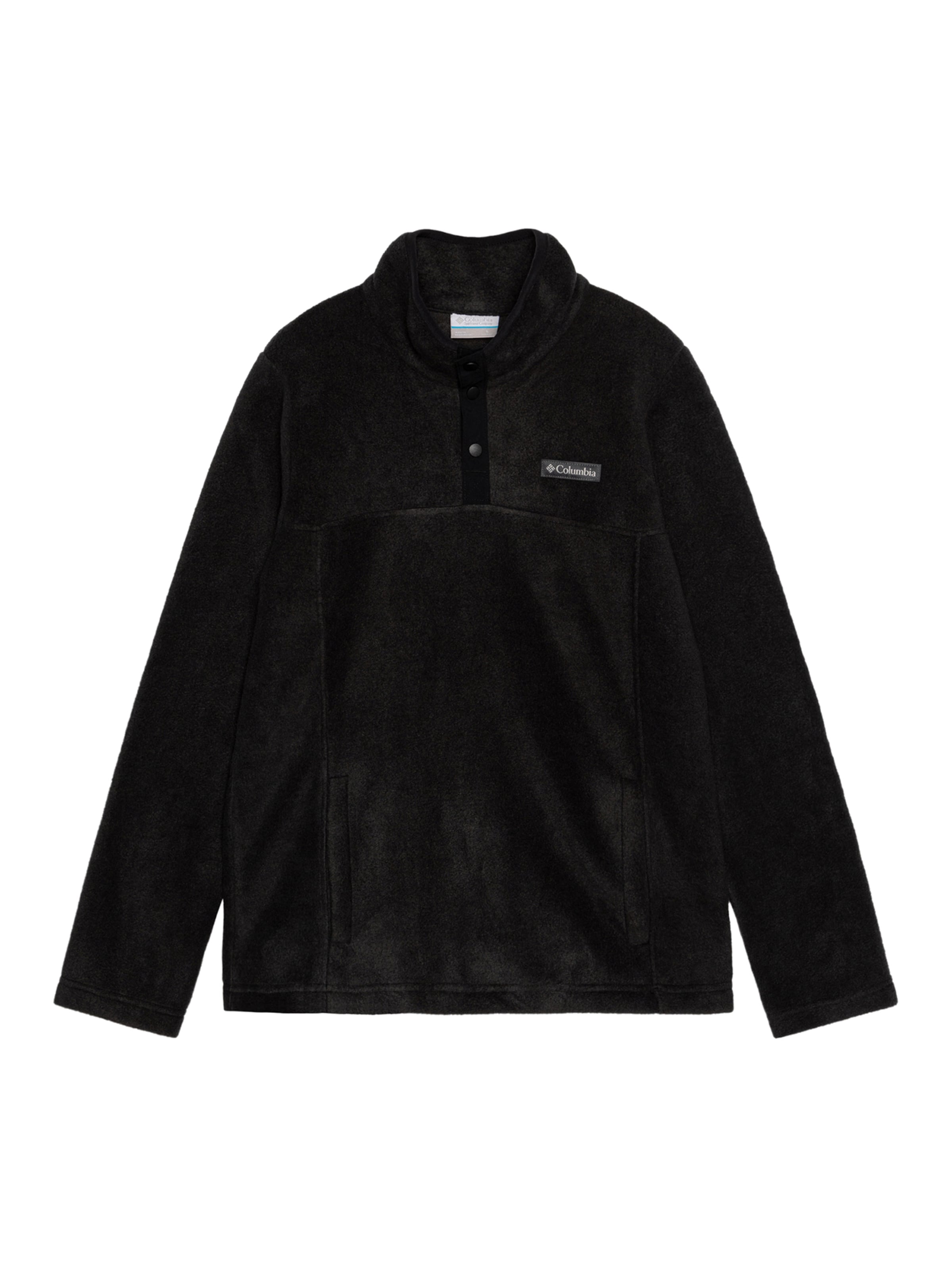 COLUMBIA Spordipullover 'Steens Mtn II', värv must: eest vaates