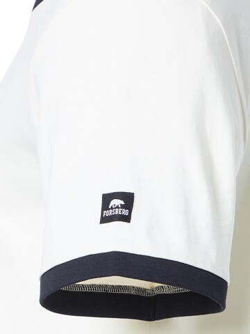 FORSBERG Shirt 'mit Vintage Logo' in Beige