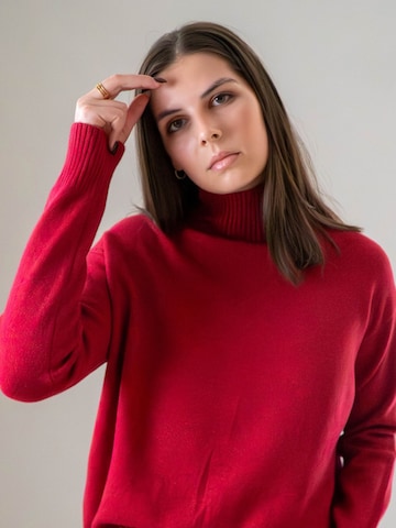 WEARABLE STORIES Pullover 'Riske' in Rot