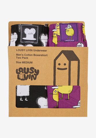 Lousy Livin Boxer shorts 'Toast Zitrone' in Purple