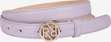 Roeckl Belt 'LOGO' in Purple: front