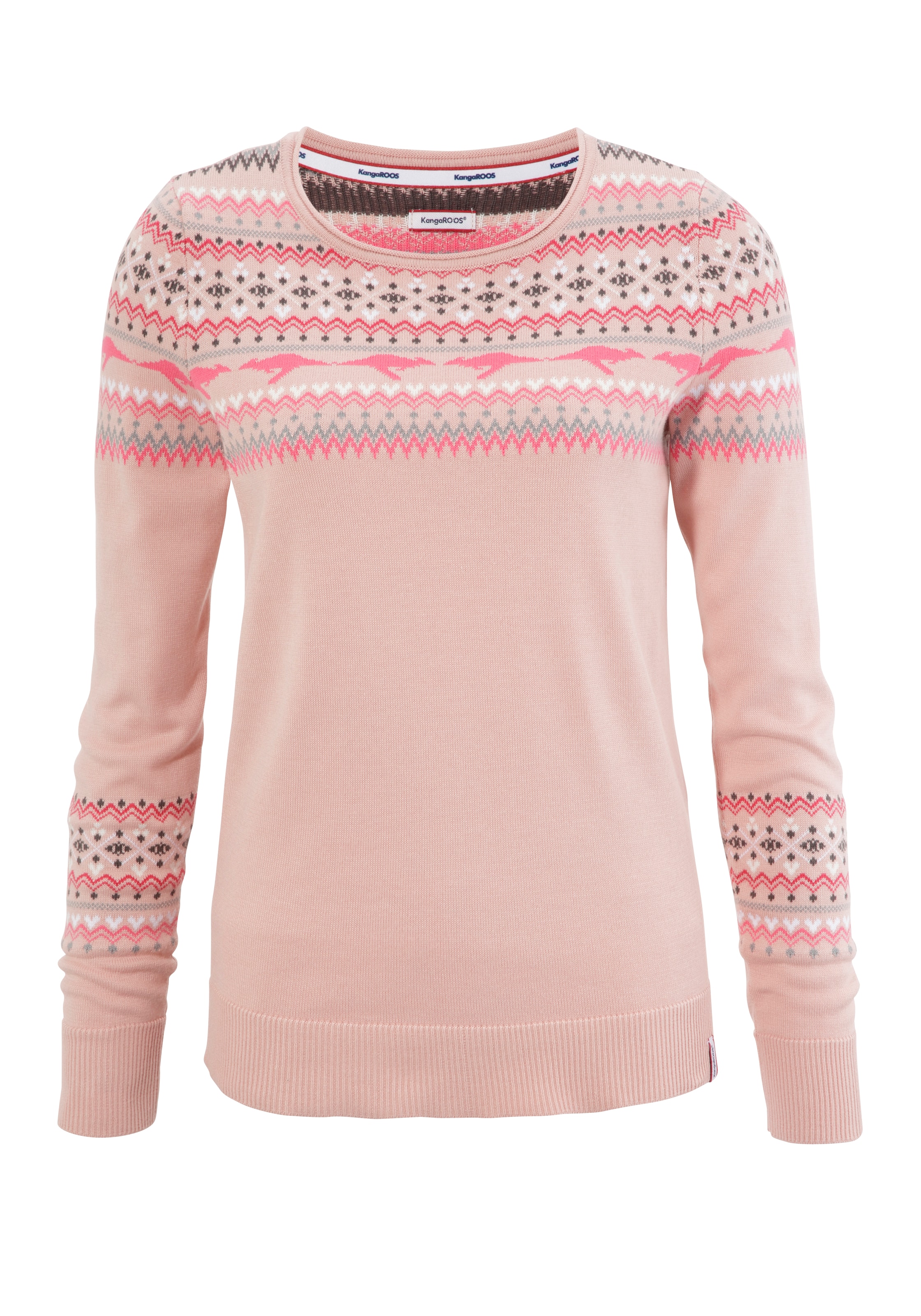 KangaROOS Pullover in Pink: Vorderseite