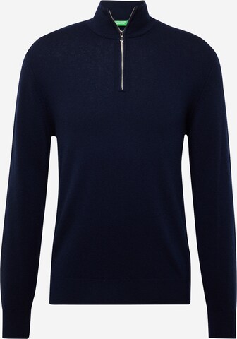 UNITED COLORS OF BENETTON Sweater in Blue: front