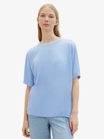 T-shirt TOM TAILOR en bleu : devant