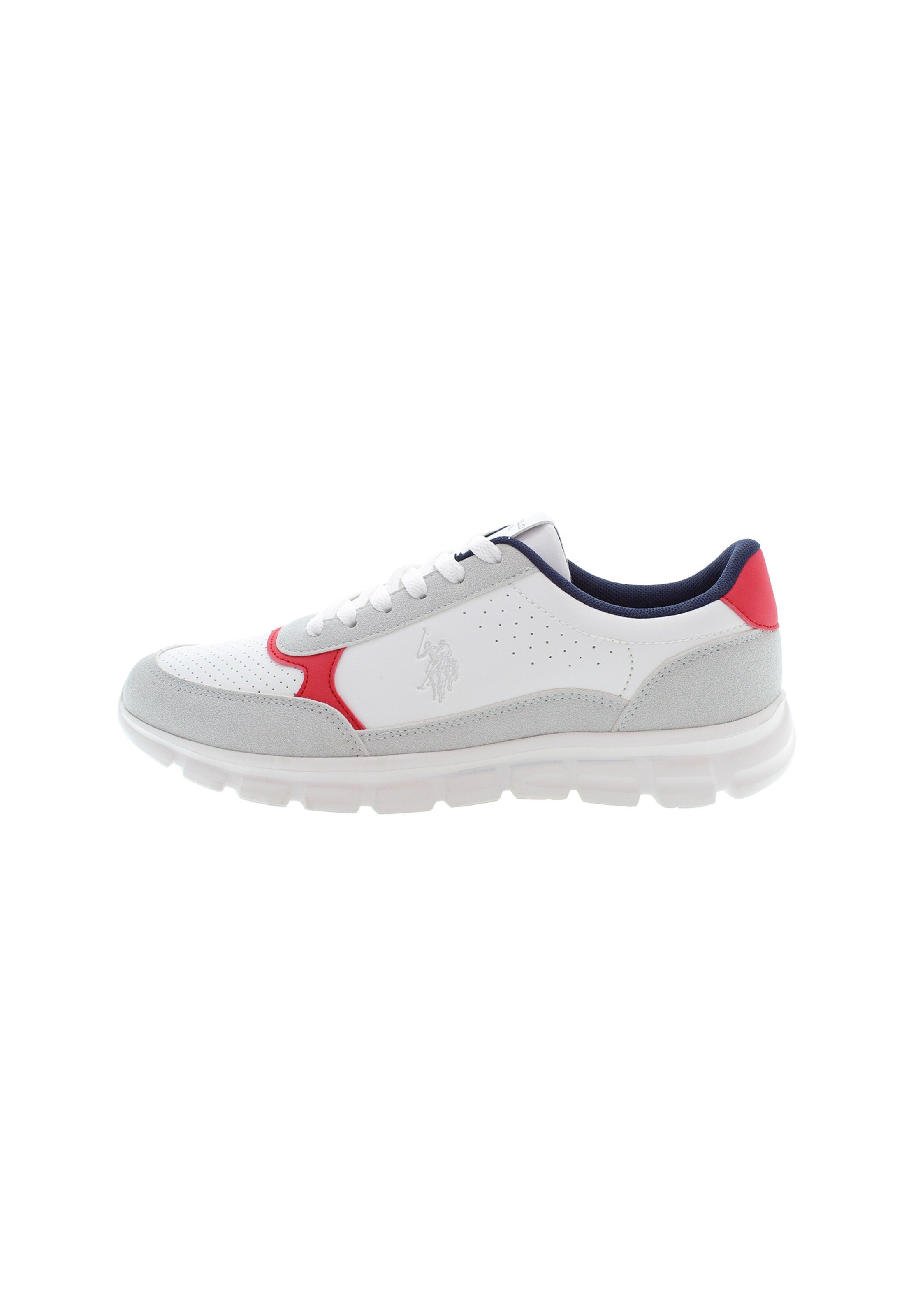 U.S. POLO ASSN. Sneakers laag 'Gary' in Wit: voorkant