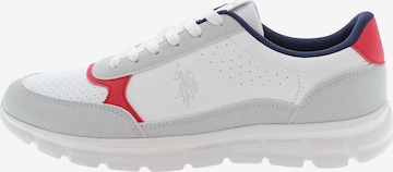 Baskets basses 'Gary' U.S. POLO ASSN. en blanc : devant