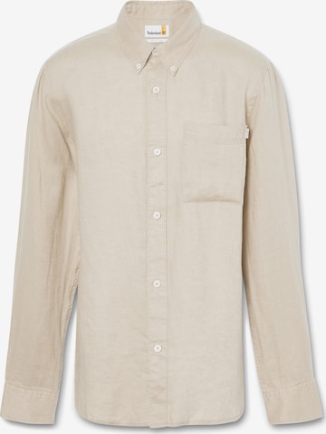 TIMBERLAND Regular fit Button Up Shirt in Beige: front