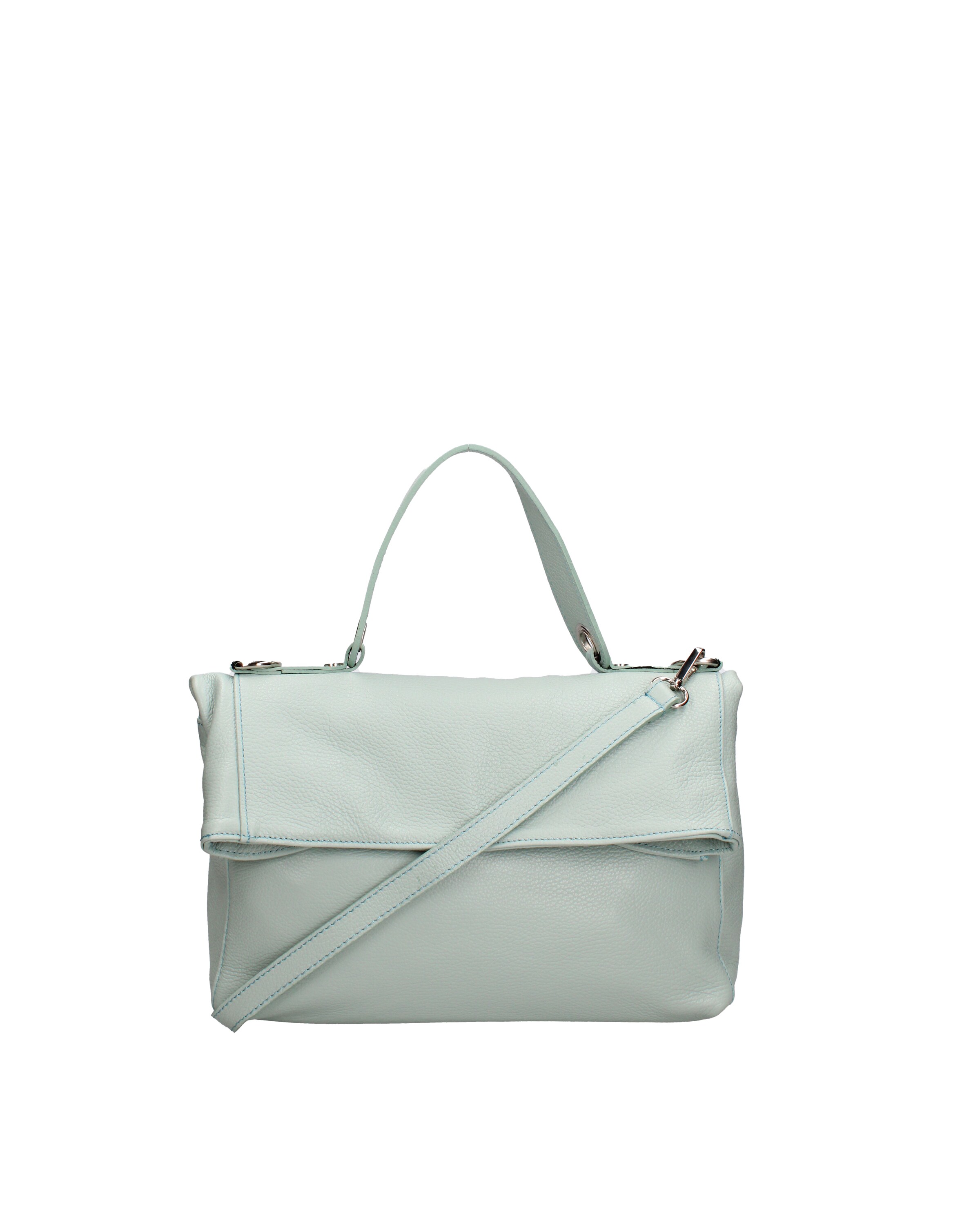 Borsa a spalla di Viola Castellani in blu: frontale