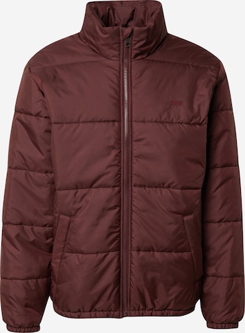 LEVI'S ® Tussenjas 'Sunset Short Puffer' in Rood: voorkant