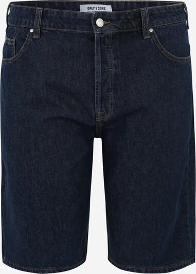 Only & Sons Big & Tall Shorts 'AVI' in blue denim, Produktansicht