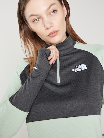 THE NORTH FACE Funktionsbluse 'RUN' i grøn