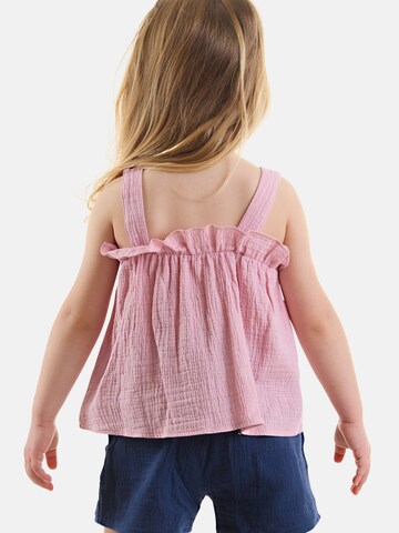 Denokids Tracksuit 'Frill Muslin' in Pink