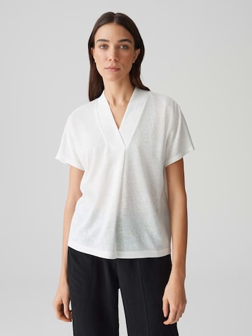 T-shirt 'Sanze' OPUS en blanc : devant