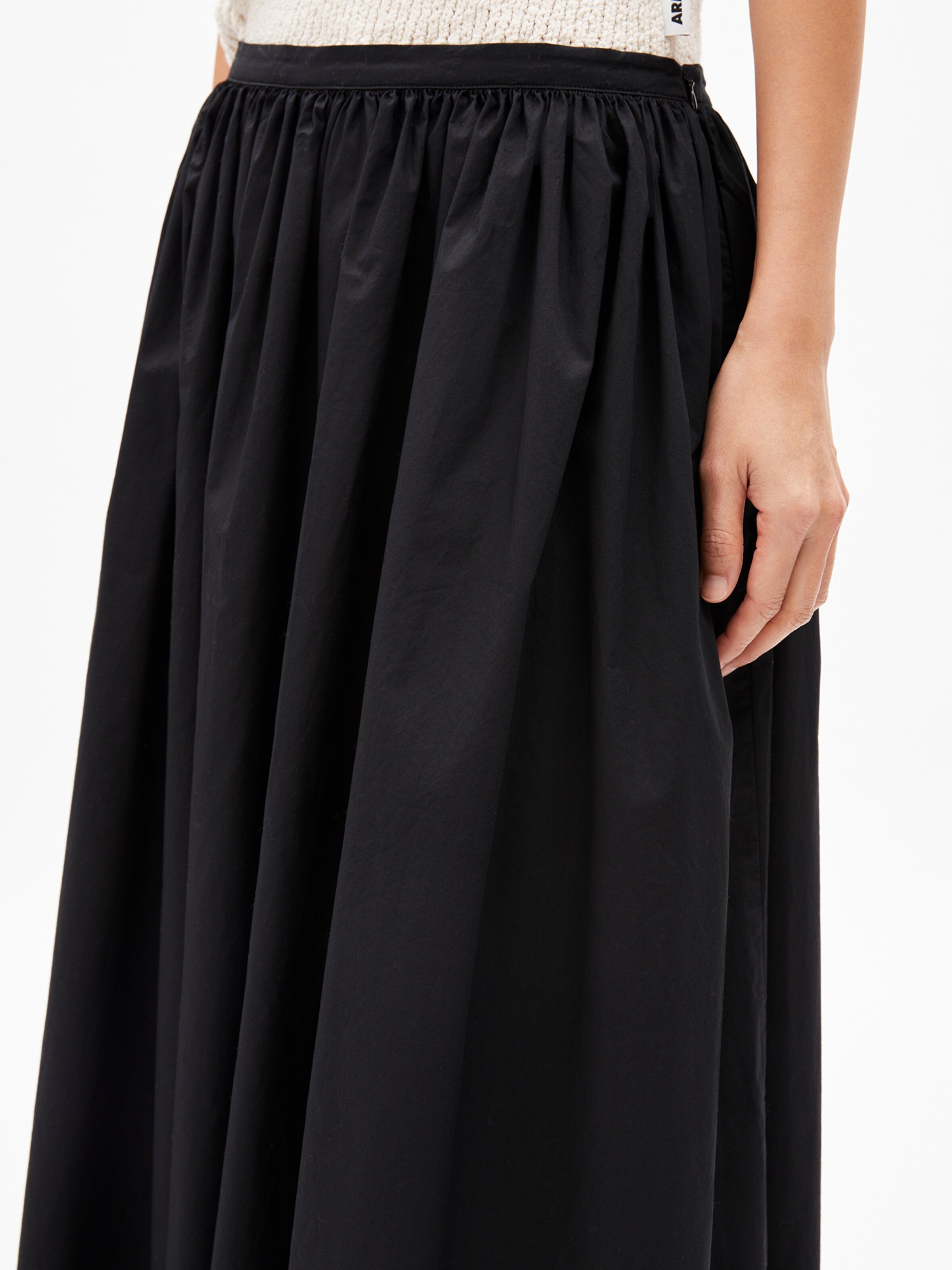 ARMEDANGELS Rock LANILAAR in Schwarz: Vorderseite