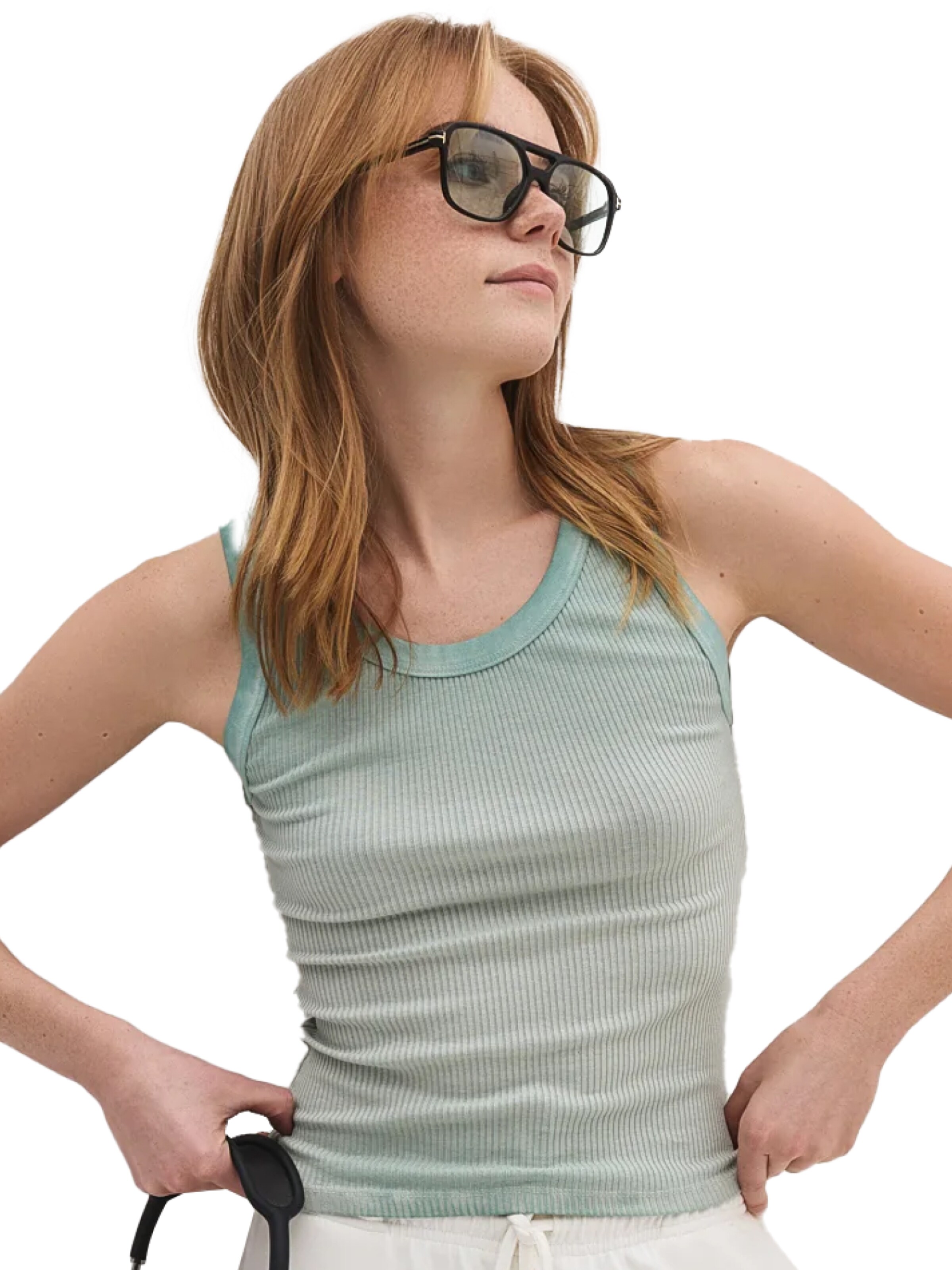 No Matter What Top in Groen: voorkant