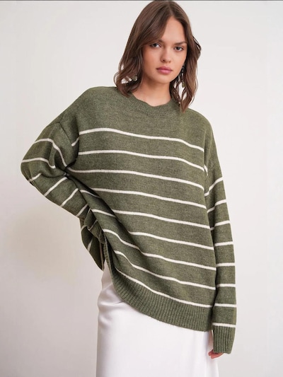 MixRay Pulover 'Pullover' veličine S-M u kaki, Pregled proizvoda