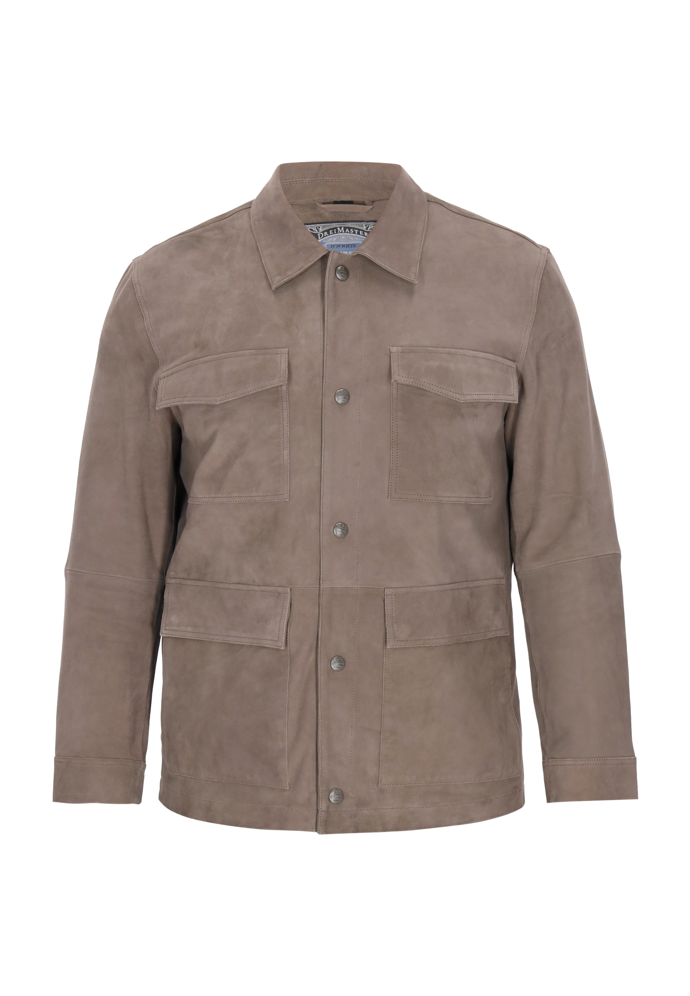 DreiMaster Vintage Kevad-sügisjope 'Classic Look', värv hall: eest vaates