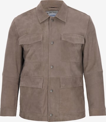 pilka DreiMaster Vintage Demisezoninė striukė 'Classic Look': priekis