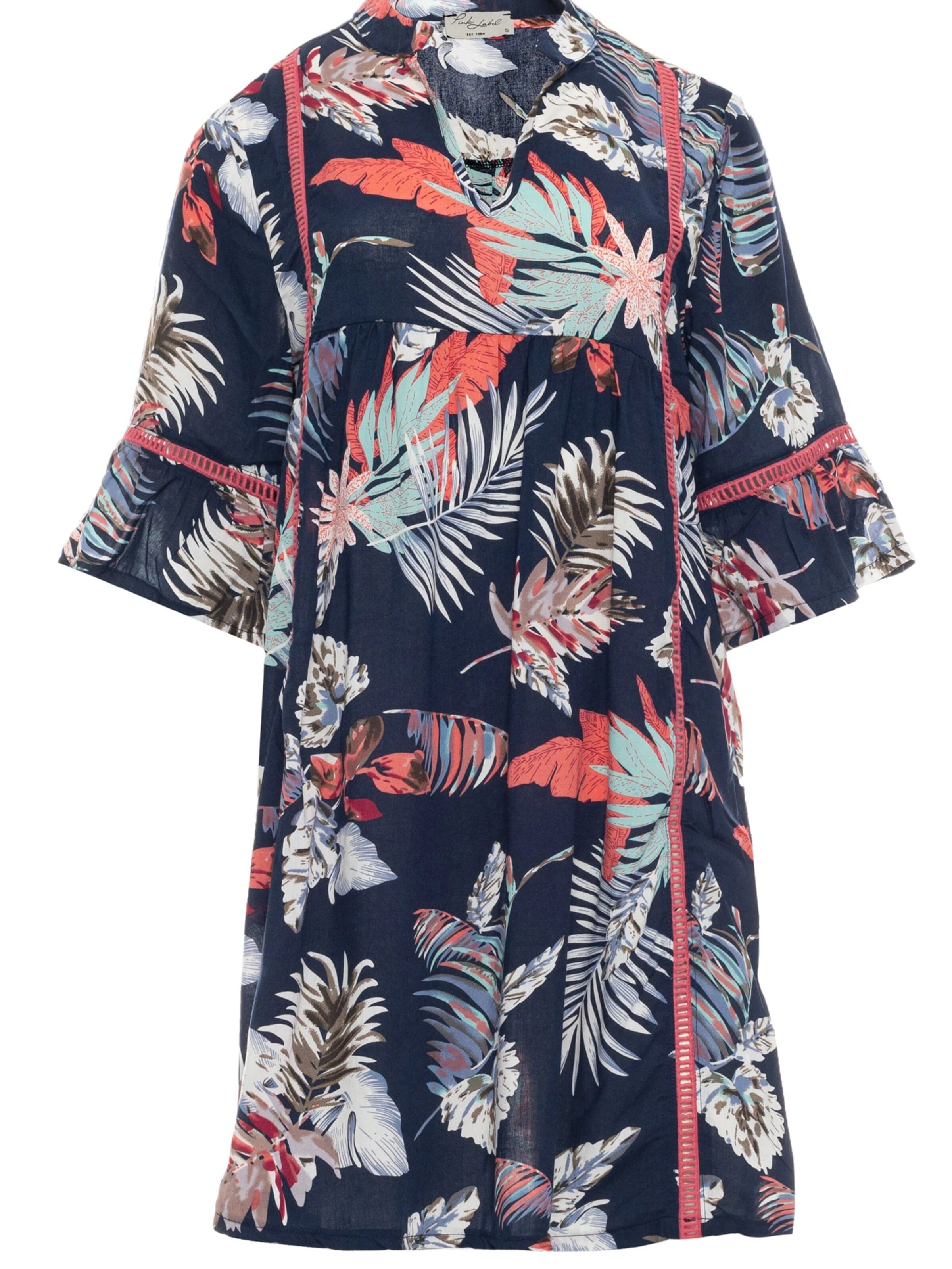 Robe d’été 'BEACHWEAR TROPICAL' Pink Label en bleu : devant