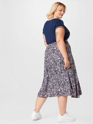 KAFFE CURVE Skirt 'Helena' in Blue