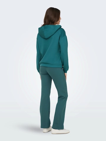 ONLY PLAY Sportsweatjacke 'ONPLounge' in Grün