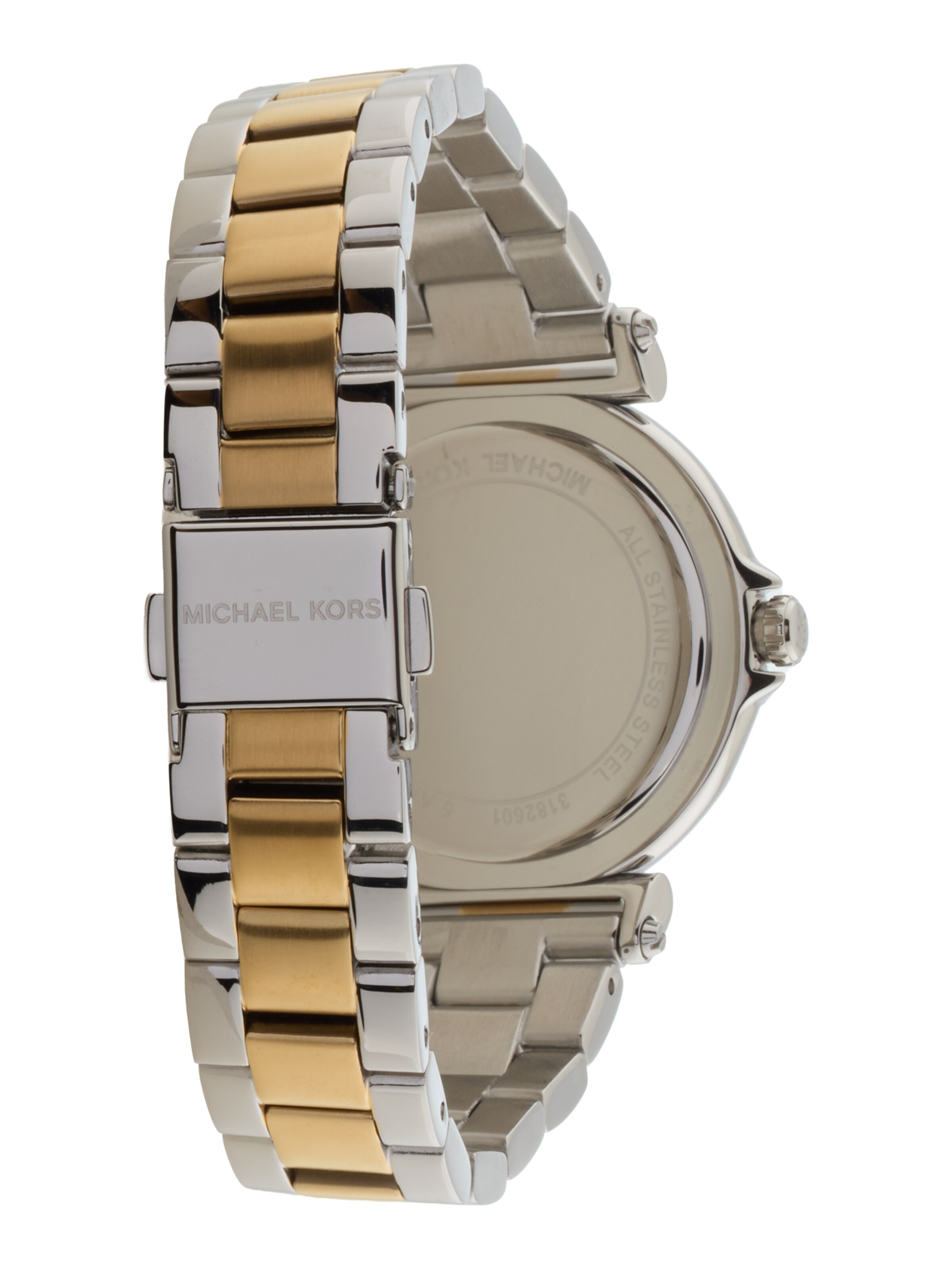 MICHAEL Michael Kors - Relógios analógicos 'MAREN' em ouro: atrás