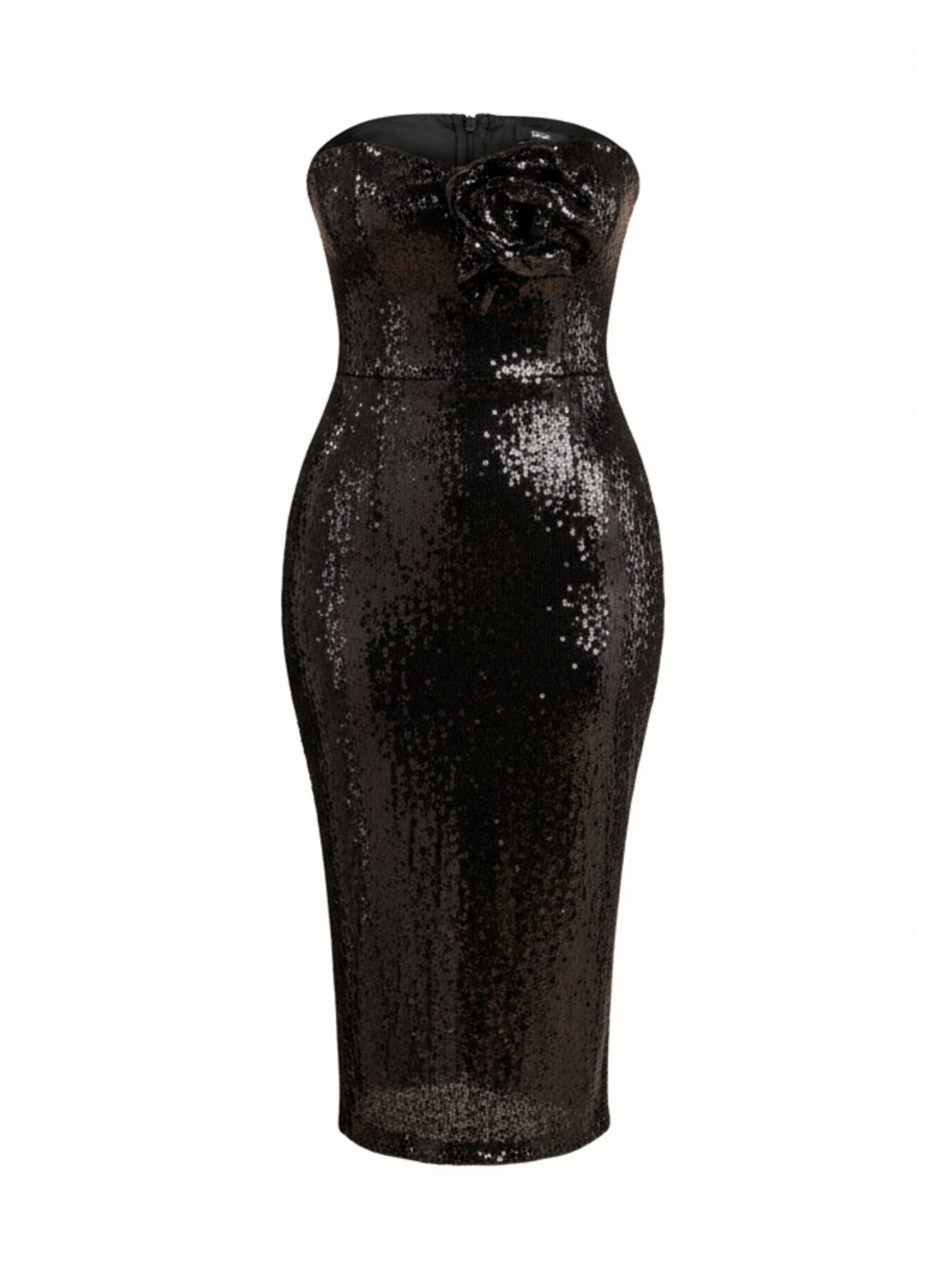 GODDIVA Evening dress in Black: front