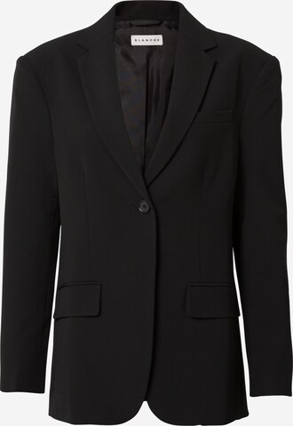 Blazer 'Ida' Blanche en noir : devant