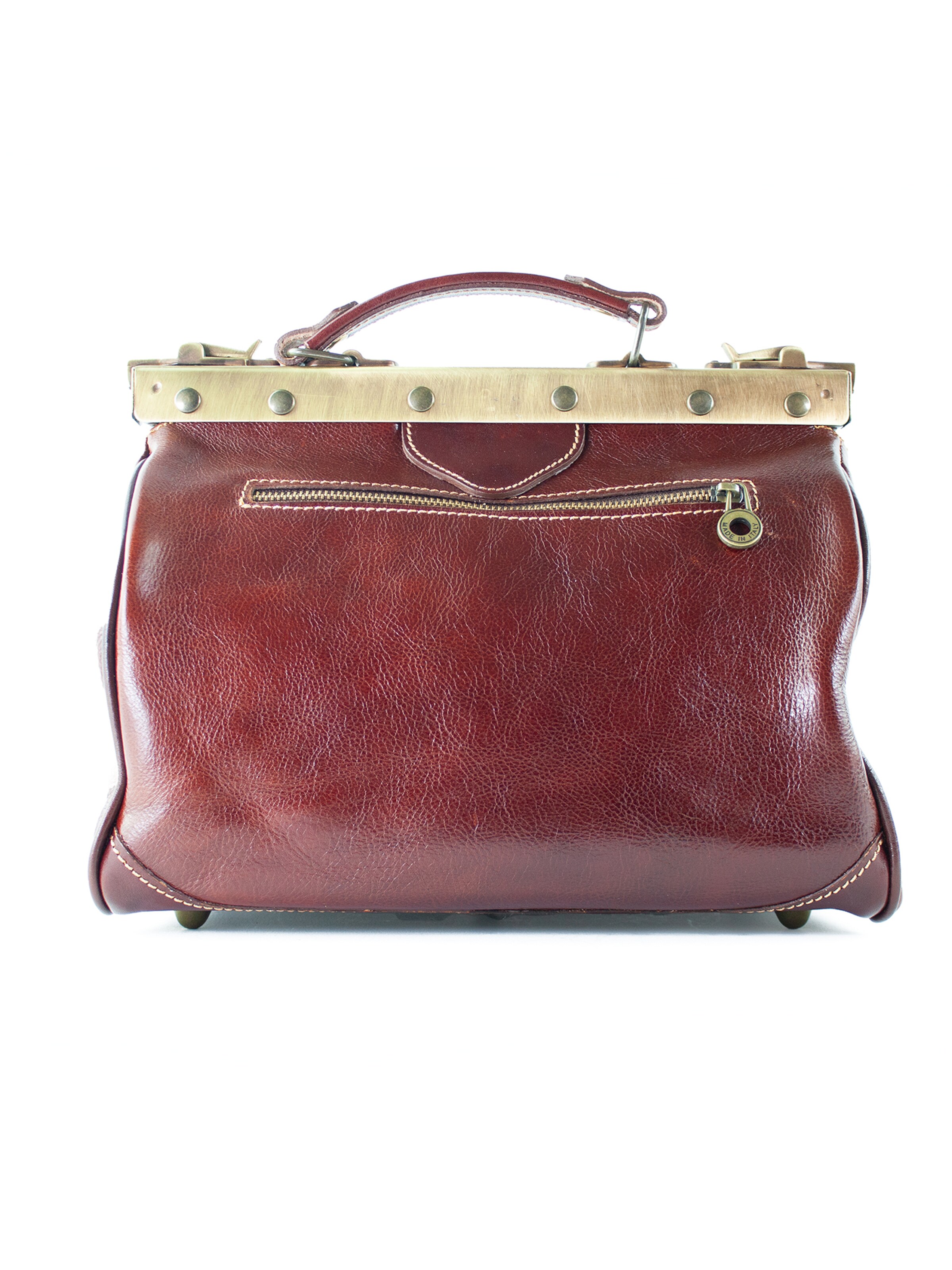 lePelou - Bolso de mano en marrón