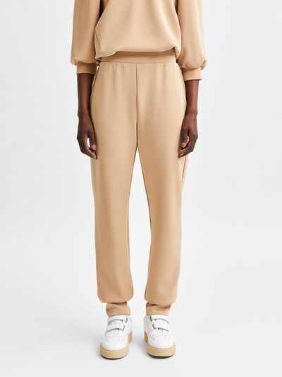 SELECTED FEMME Pants 'Tenny' in Light brown, View model