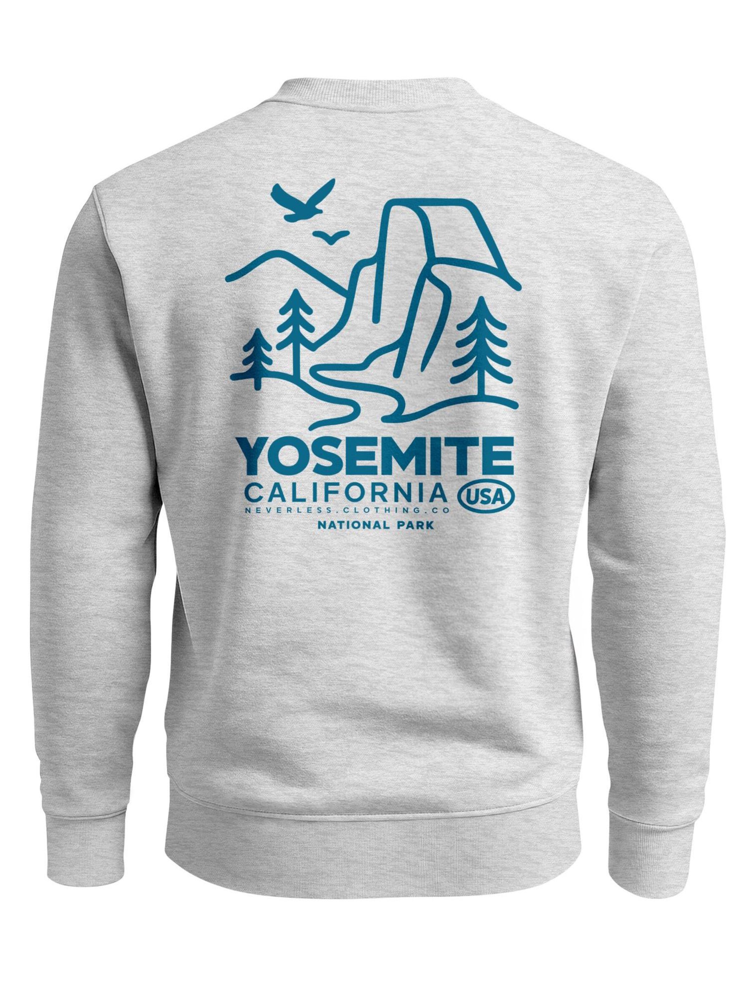 Neverless Sweatshirt 'Yosemite Park' in Grey