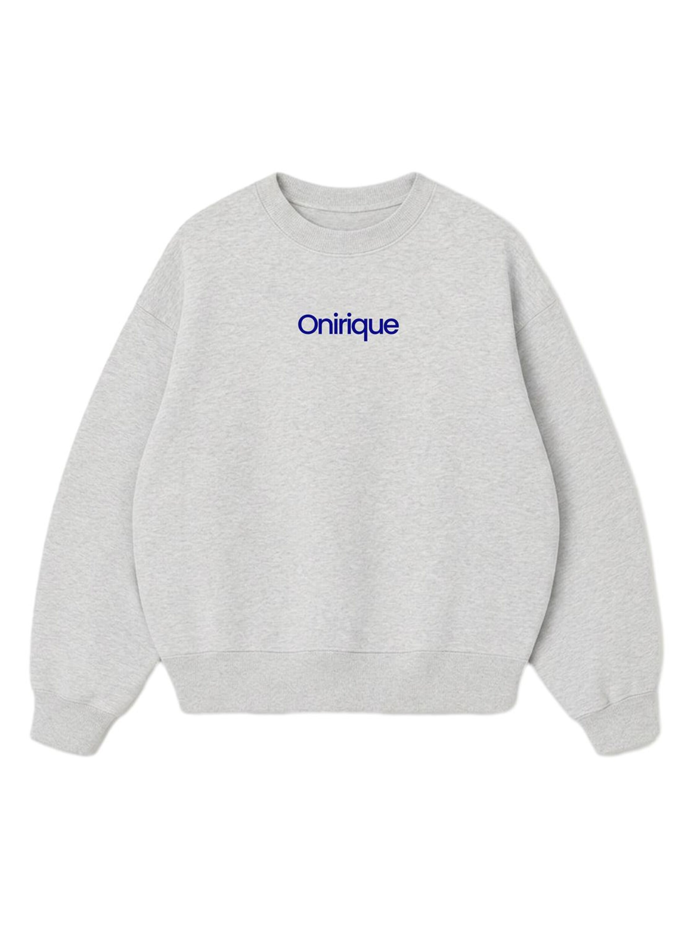 Onirique Bluzka sportowa 'Bloom Society Crewneck' w kolorze szary: przód