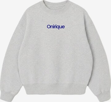 Onirique Bluzka sportowa 'Bloom Society Crewneck' w kolorze szary: przód