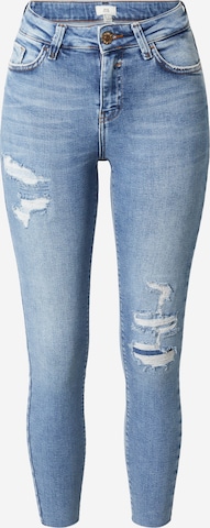 River Island Skinny Jeans in Blauw: voorkant