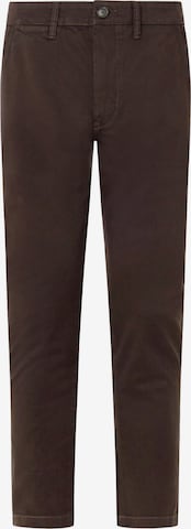 Pepe Jeans Slim fit Chino Pants ' CHARLY ' in Brown: front