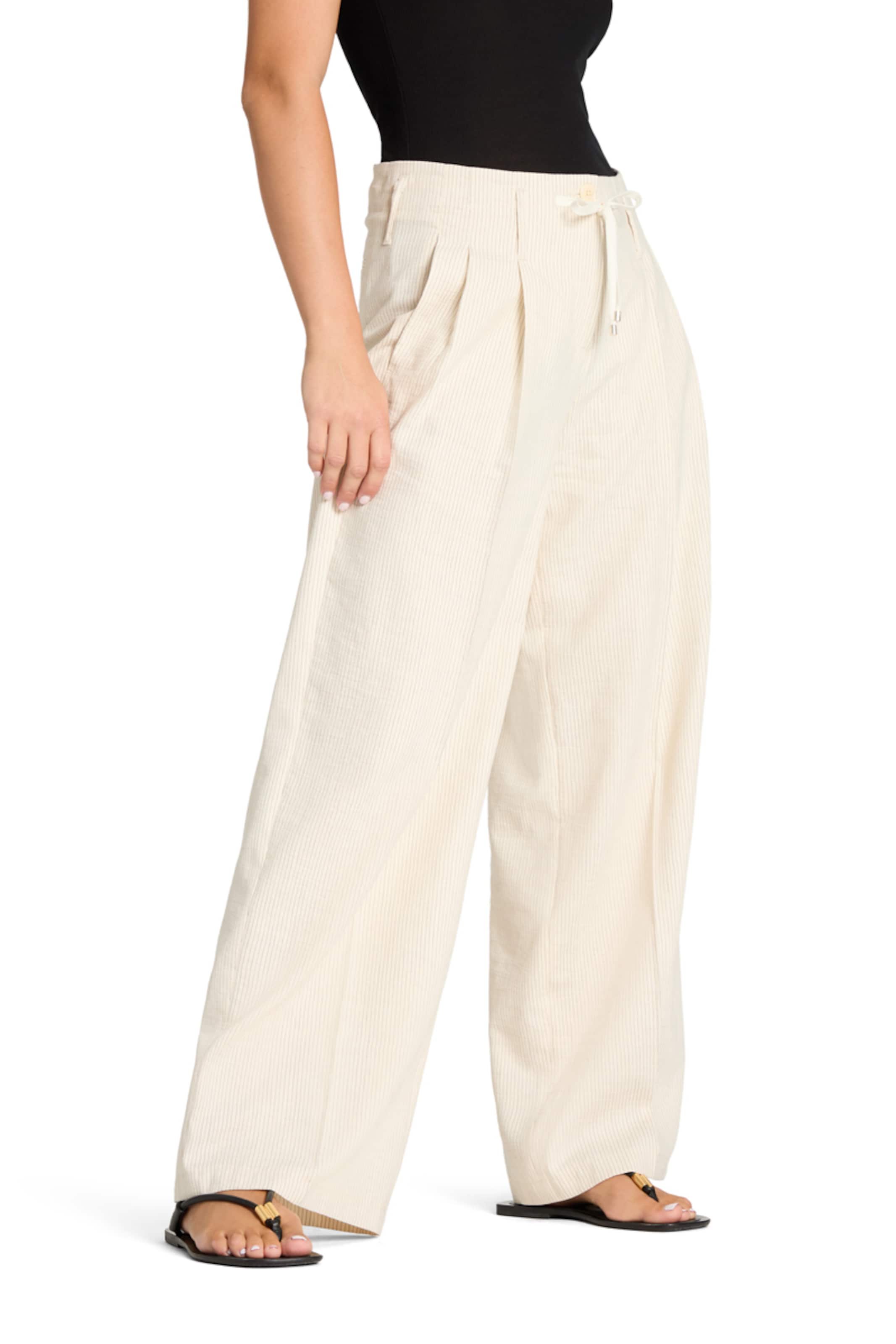 Regular Pantalon Cambio en jaune : devant