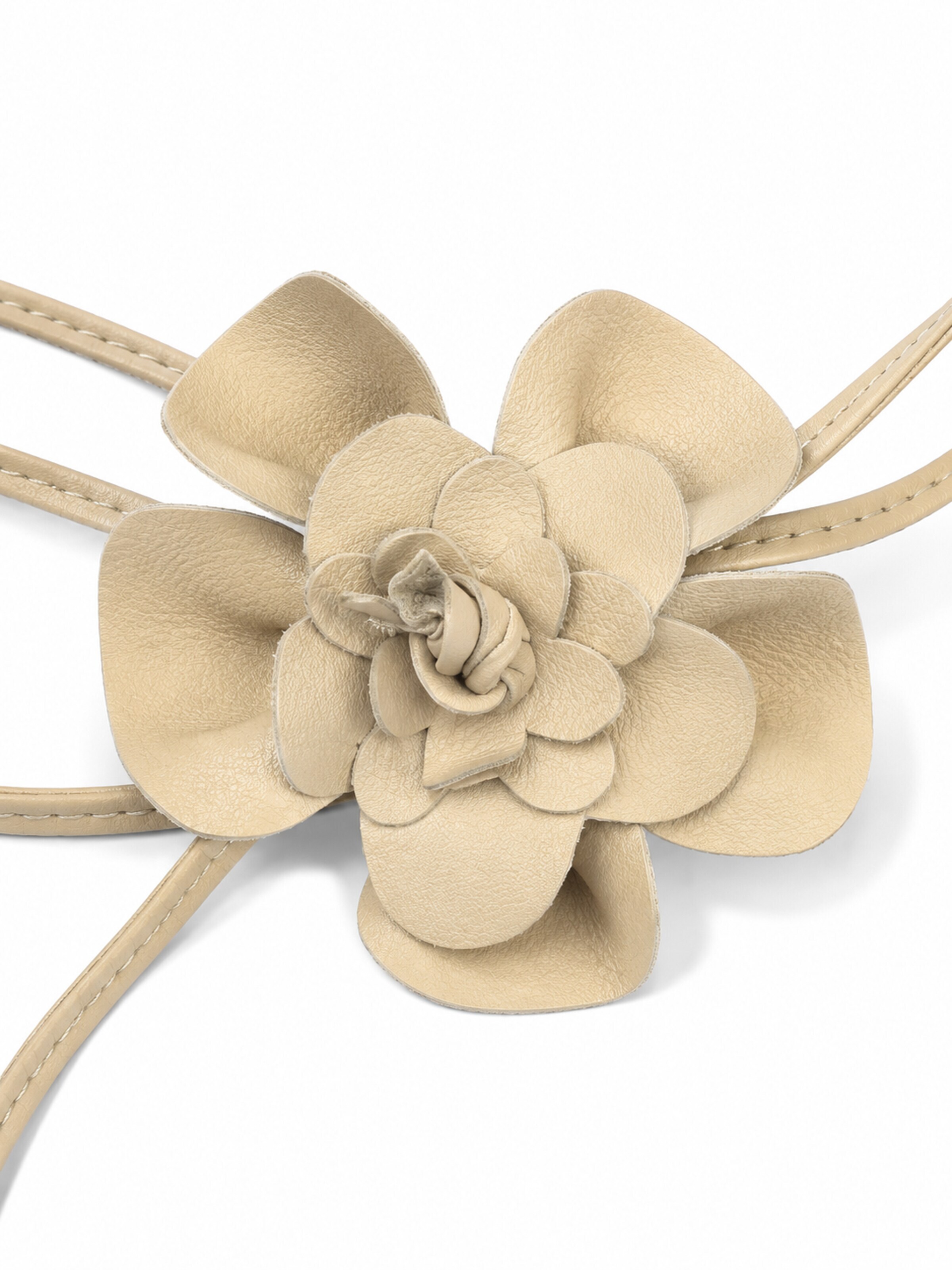 COLLEZIONE ALESSANDRO Gürtel 'Blüte'‌‌ in Beige