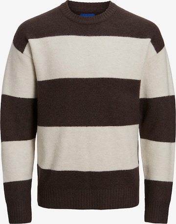 JACK & JONES Sweater 'OLLIE' in Brown: front