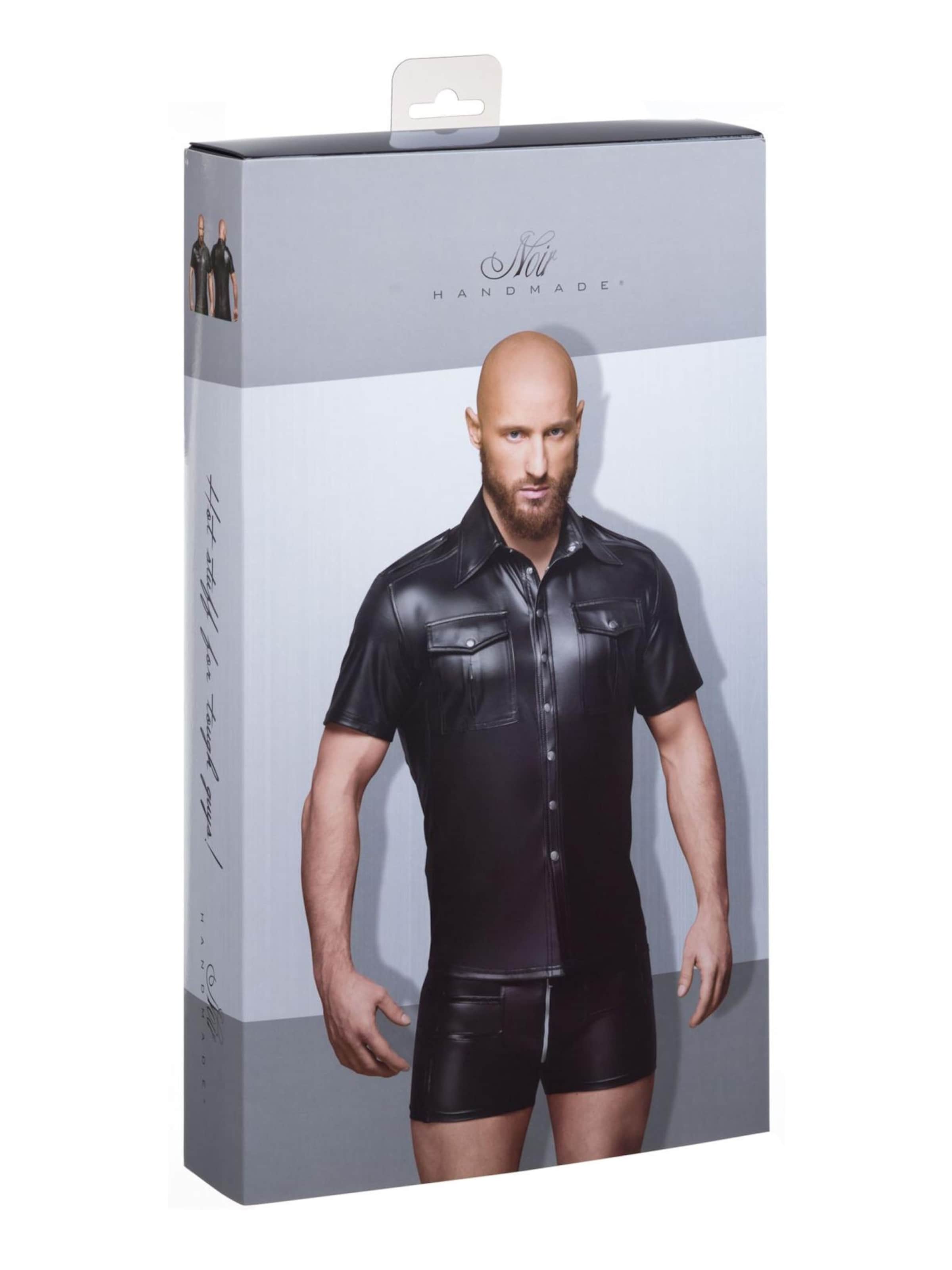 Noir Handmade Slim fit Shirt in Black