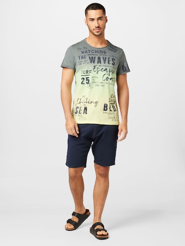 T-Shirt 'Beach Life' CAMP DAVID en mélange de couleurs