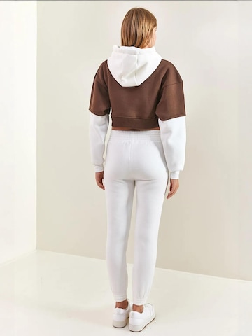 Bianco Lucci Joggingpak in Bruin