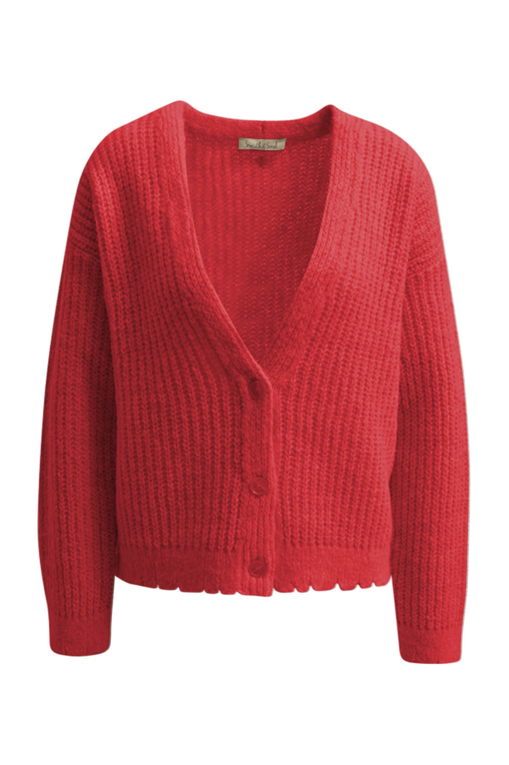 Buy red cheap cardigan