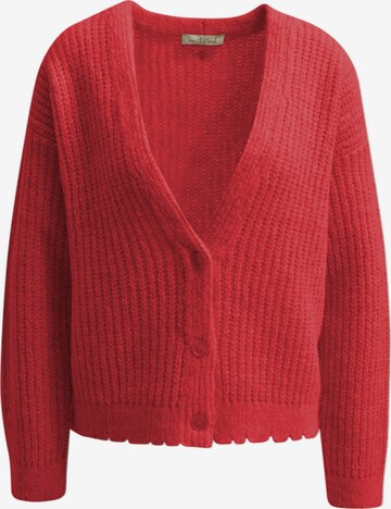 Smith&Soul Gebreid vest in Rood: voorkant