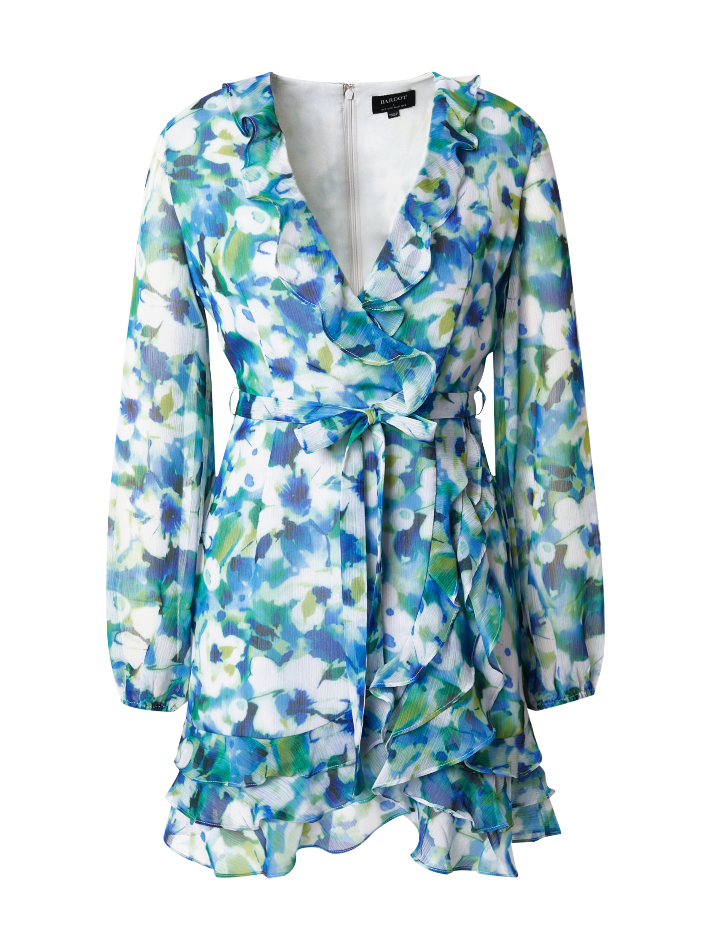 Bardot Šaty - Modrá: predná strana