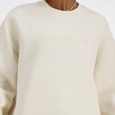 new balance Sweatshirt in de kleur Crème, Productweergave