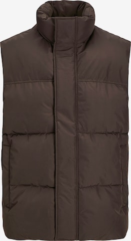 Gilet 'JJEBradley' JACK & JONES en marron : devant